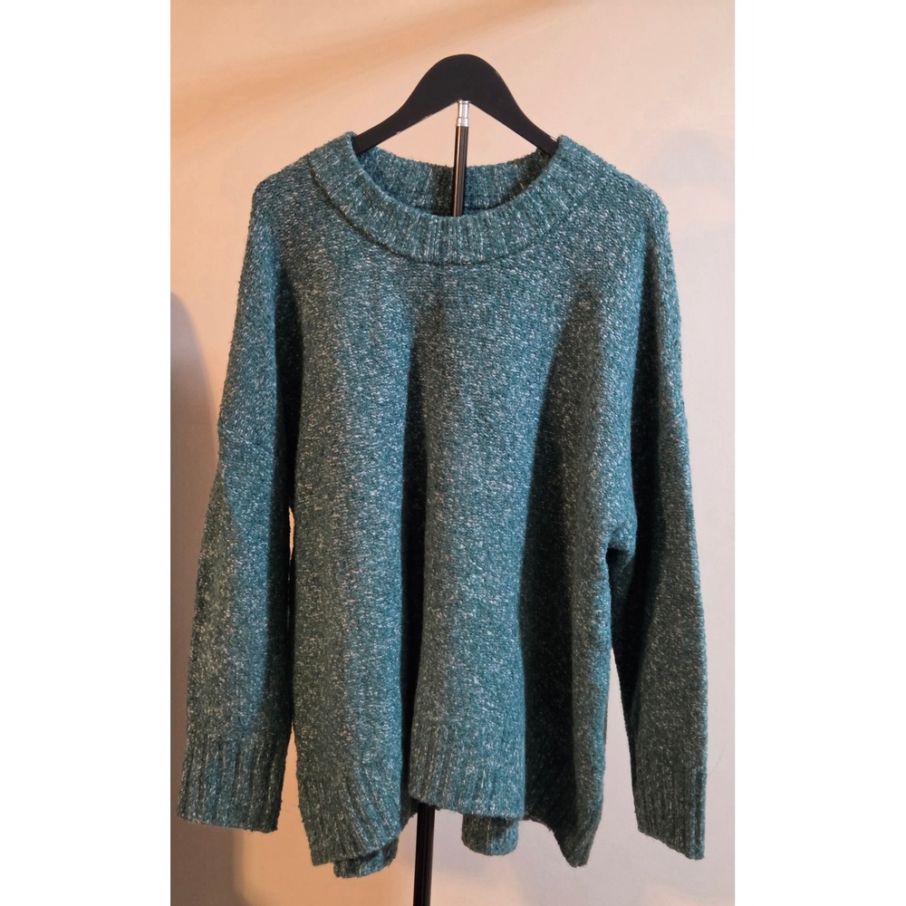 Old Navy Speckled Crewneck Sweater Women's Size XXL Green